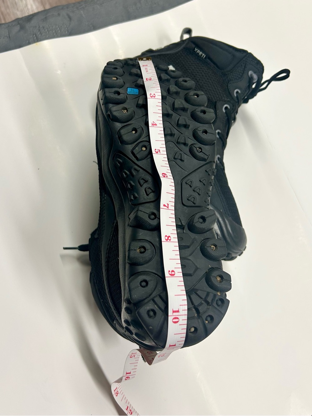 Women's Black Lace-Up Hiking Boots Size 8 - Picture 11 of 16